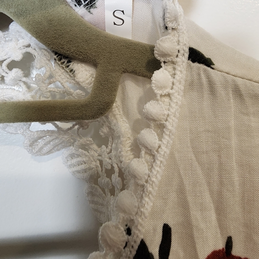 Women Floral Evening Party Summer Beach Casual Maxi Dress, Size Small - Picture 7 of 13